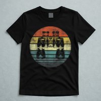 Retro Binoculars Funny Birdwatching Birding Birder T-Shirt