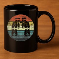 Retro Binoculars Funny Birdwatching Birding Birder 11oz C Handle Ceramic Mug