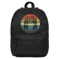 Retro Binoculars Funny Birdwatching Birding Birder 16 in Basic Backpack