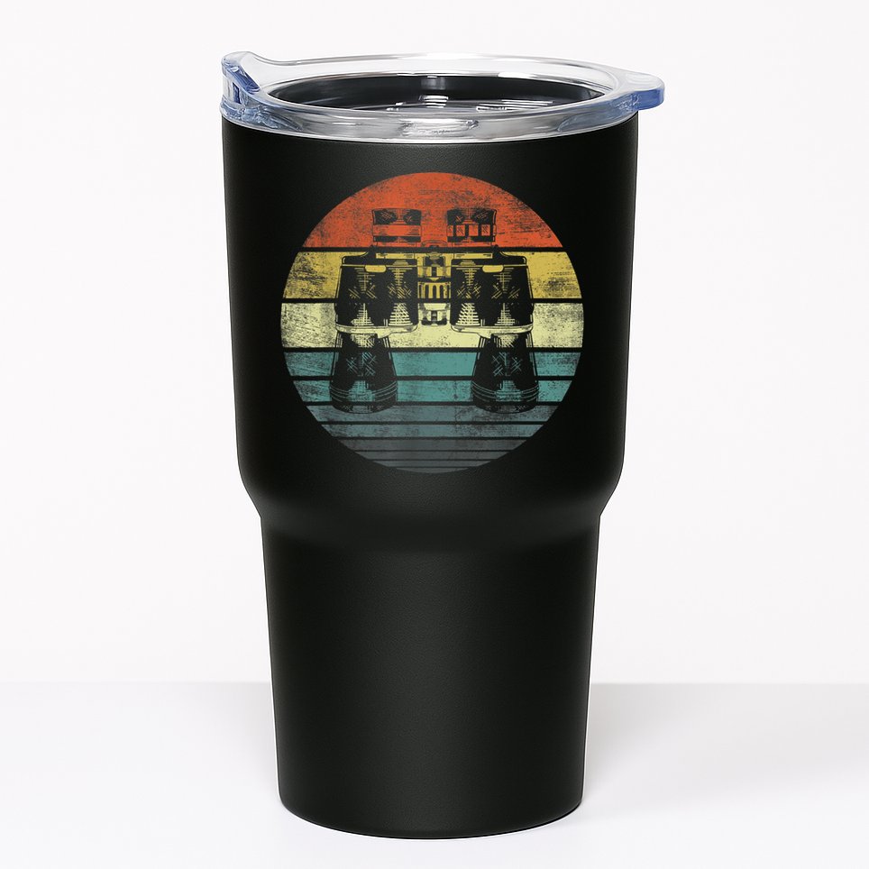 Retro Binoculars Funny Birdwatching Birding Birder Tumbler