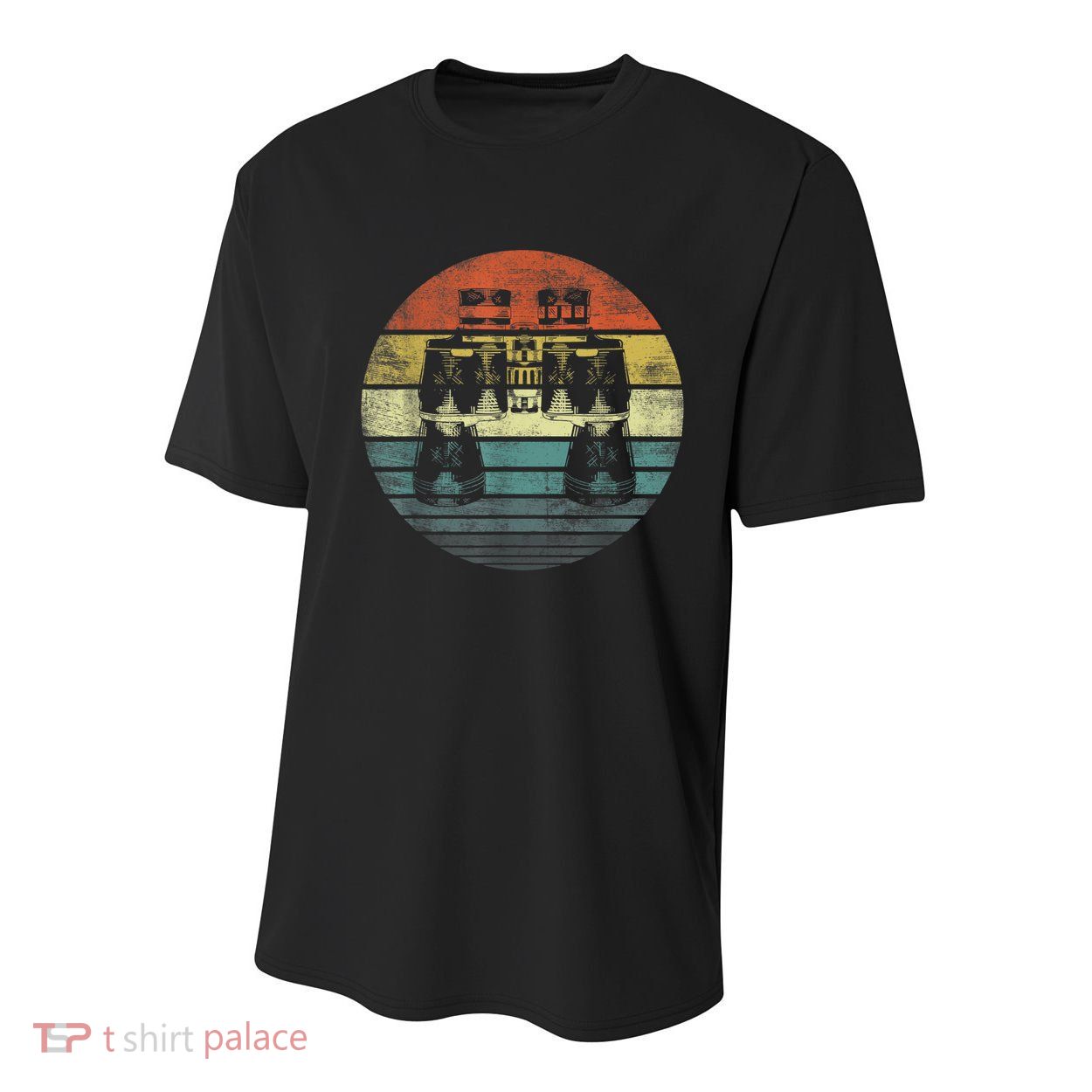 Retro Binoculars Funny Birdwatching Birding Birder Youth Performance Sprint T-Shirt