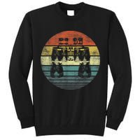 Retro Binoculars Funny Birdwatching Birding Birder Tall Sweatshirt