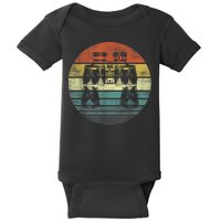 Retro Binoculars Funny Birdwatching Birding Birder Baby Bodysuit