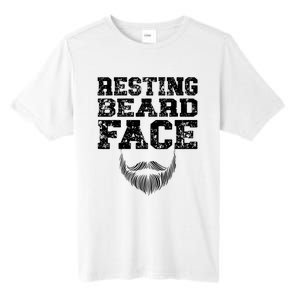 Resting Beard Face Beard Lover Bearded Guy Mustache Tall Fusion ChromaSoft Performance T-Shirt