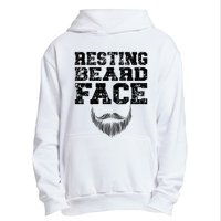 Resting Beard Face Beard Lover Bearded Guy Mustache Urban Pullover Hoodie