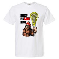 Relax Bro! Funny Sasquatch Lax Bigfoot Lacrosse Vintage 80S Garment-Dyed Heavyweight T-Shirt