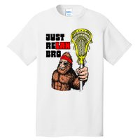 Relax Bro! Funny Sasquatch Lax Bigfoot Lacrosse Vintage 80S Tall T-Shirt