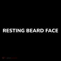 Resting Beard Face Drawstring Bag