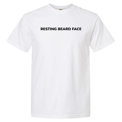 Resting Beard Face Garment-Dyed Heavyweight T-Shirt