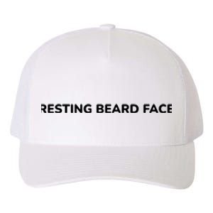 Resting Beard Face Yupoong Adult 5-Panel Trucker Hat