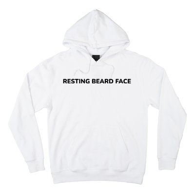 Resting Beard Face Hoodie