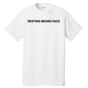 Resting Beard Face Tall T-Shirt