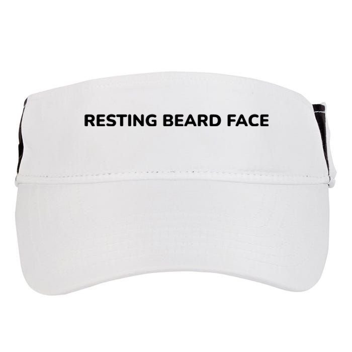 Resting Beard Face Adult Drive Performance Visor