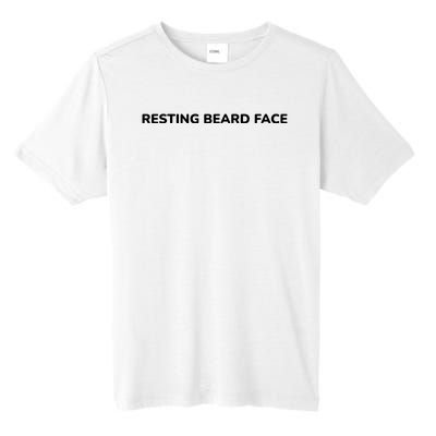 Resting Beard Face Tall Fusion ChromaSoft Performance T-Shirt