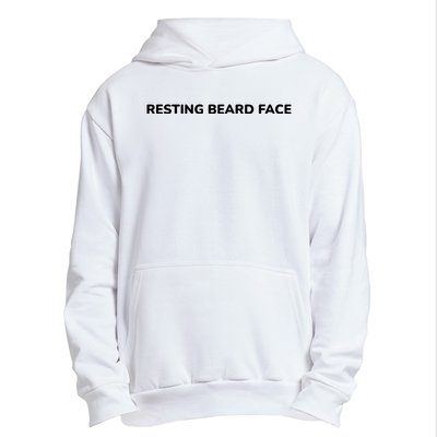 Resting Beard Face Urban Pullover Hoodie