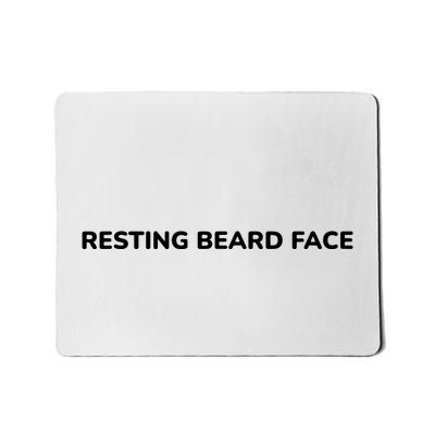 Resting Beard Face Mousepad