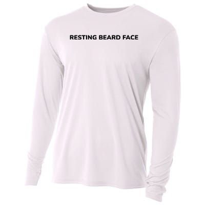 Resting Beard Face Cooling Performance Long Sleeve Crew