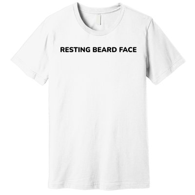 Resting Beard Face Premium T-Shirt