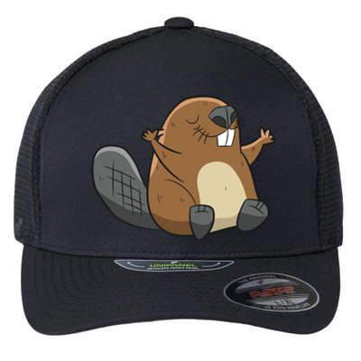 Rodent Beaver Funny Beaver Costume Cool Beaver Flexfit Unipanel Trucker Cap