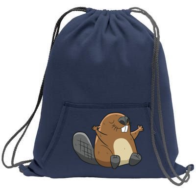 Rodent Beaver Funny Beaver Costume Cool Beaver Sweatshirt Cinch Pack Bag