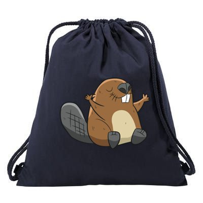 Rodent Beaver Funny Beaver Costume Cool Beaver Drawstring Bag