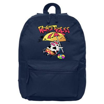 Roast Beef Funny Dustin Men Women Beef Roast Lover 16 in Basic Backpack