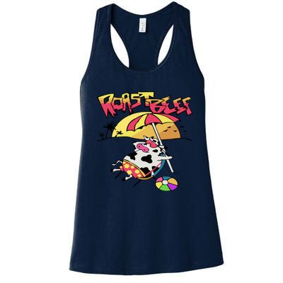 Roast Beef Funny Dustin Men Women Beef Roast Lover Women's Racerback Tank