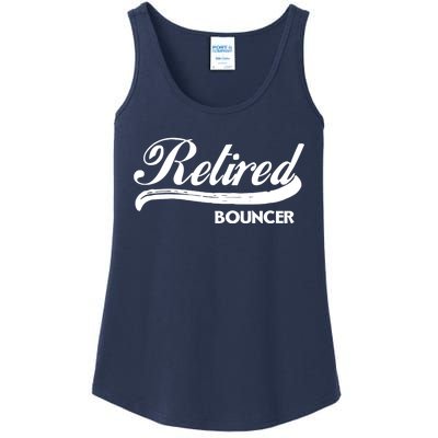 Retired Bouncer Funny Retirement Party Gift Bar Club Ladies Essential Tank