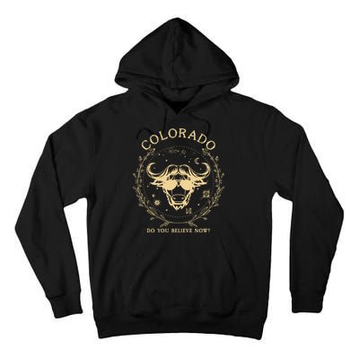 Retro Buffalo From Colorado Vintage Boulder Game Day Tall Hoodie