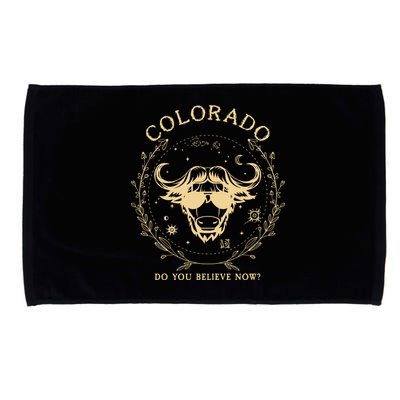 Retro Buffalo From Colorado Vintage Boulder Game Day Microfiber Hand Towel
