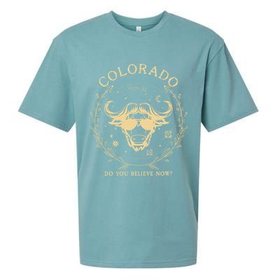 Retro Buffalo From Colorado Vintage Boulder Game Day Sueded Cloud Jersey T-Shirt