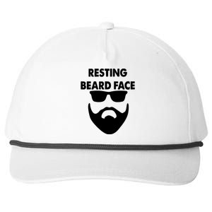 Resting Beard Face Funny Beard Snapback Five-Panel Rope Hat