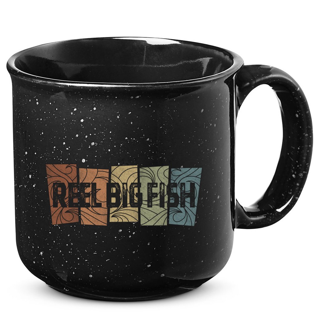 Reel Big Fish Retro Pattern 15oz Campfire Ceramic Mug