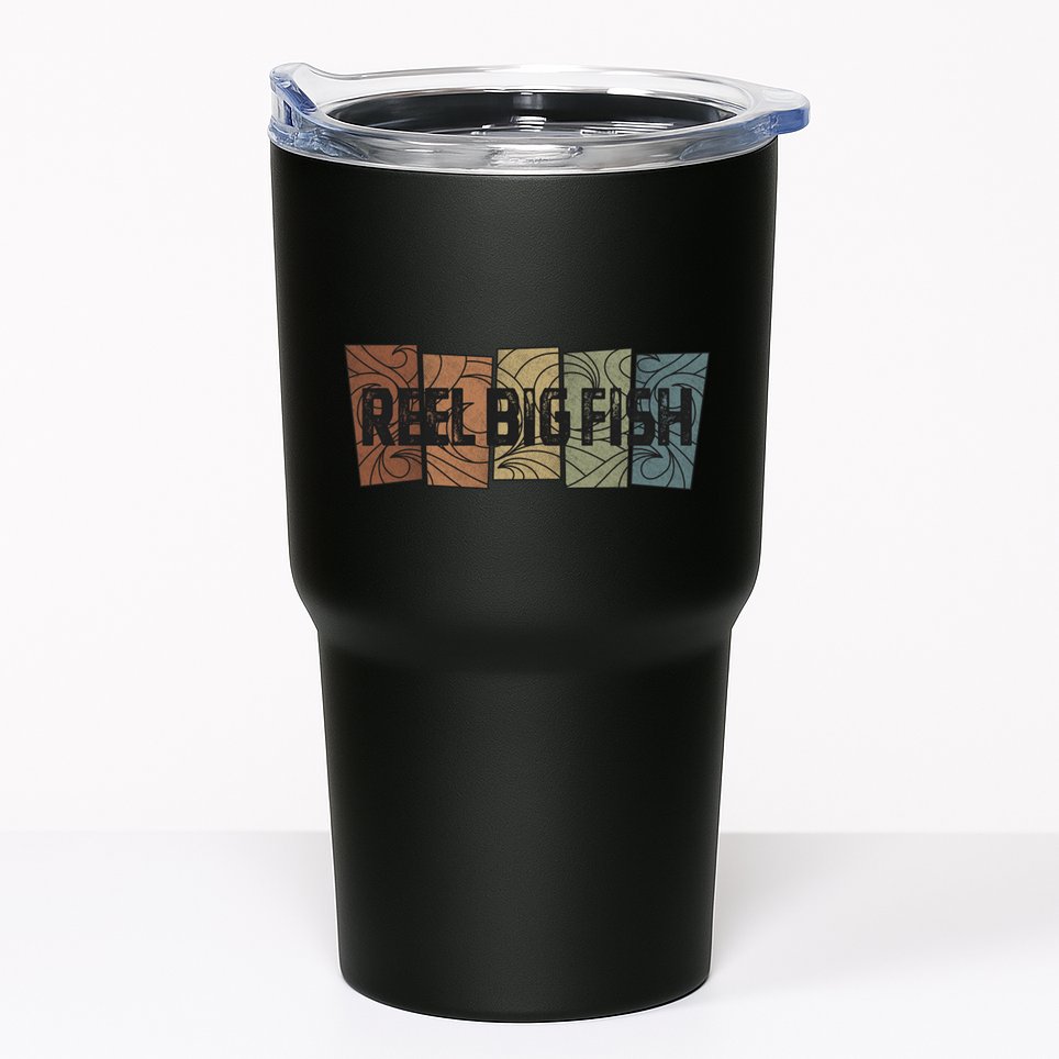 Reel Big Fish Retro Pattern Tumbler