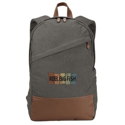 Reel Big Fish Retro Pattern Cotton Canvas Backpack