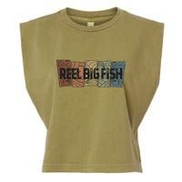 Reel Big Fish Retro Pattern Garment-Dyed Women's Muscle Tee