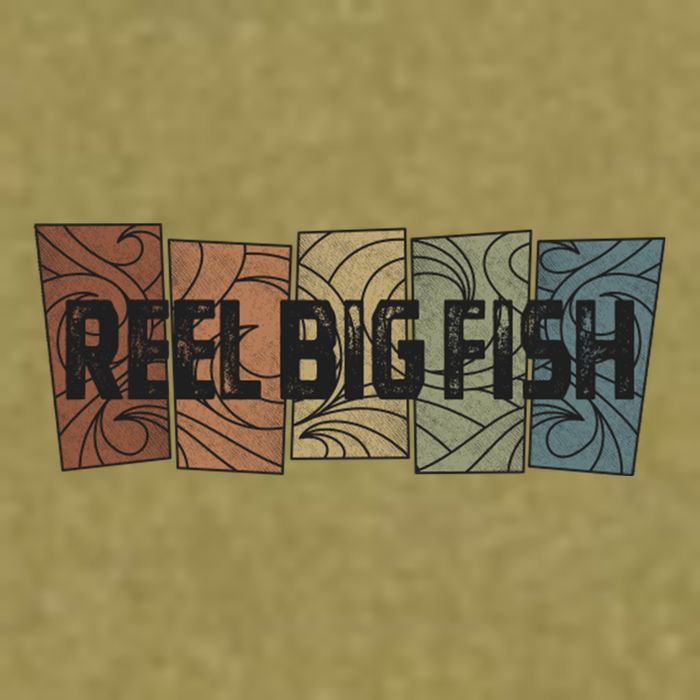 Reel Big Fish Retro Pattern Garment-Dyed Women's Muscle Tee