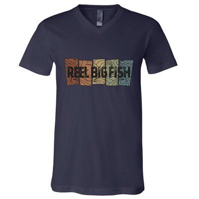 Reel Big Fish Retro Pattern V-Neck T-Shirt