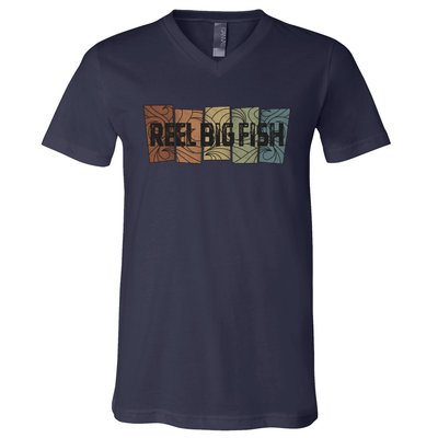 Reel Big Fish Retro Pattern V-Neck T-Shirt