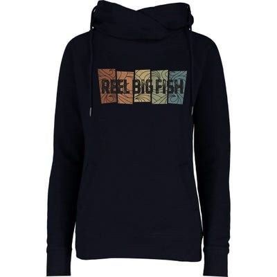 Reel Big Fish Retro Pattern Womens Funnel Neck Pullover Hood