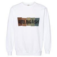Reel Big Fish Retro Pattern Garment-Dyed Sweatshirt