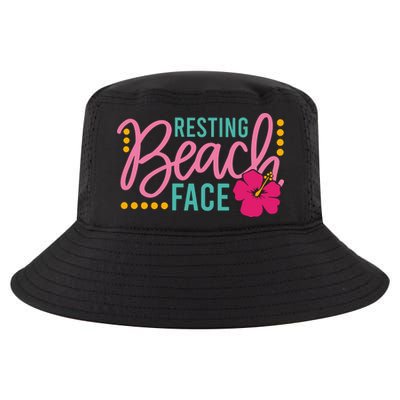 Resting Beach Face Funny Summer Cool Comfort Performance Bucket Hat