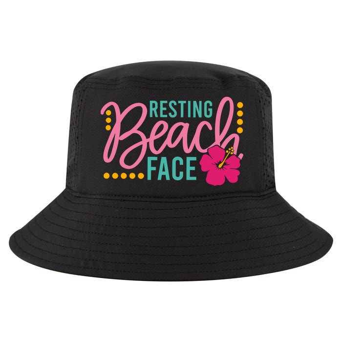 Resting Beach Face Funny Summer Cool Comfort Performance Bucket Hat