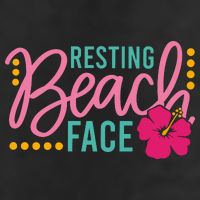 Resting Beach Face Funny Summer Cool Comfort Performance Bucket Hat