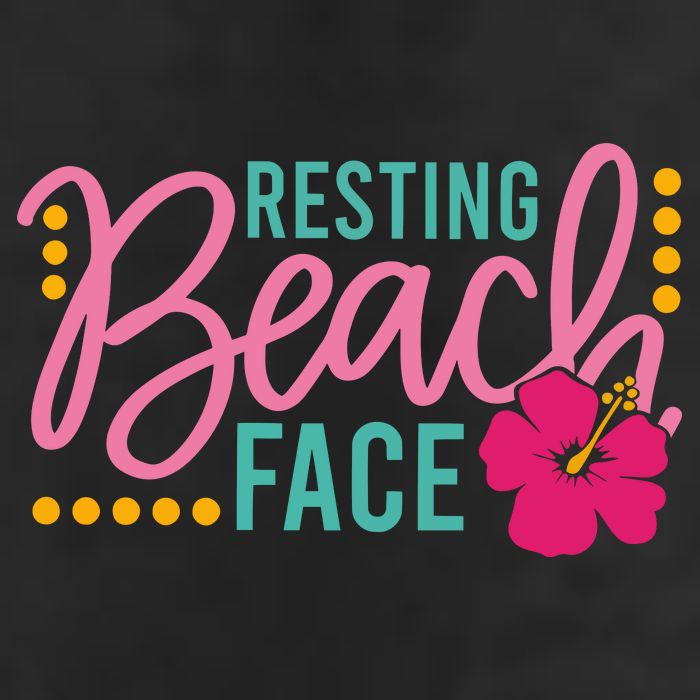 Resting Beach Face Funny Summer Cool Comfort Performance Bucket Hat