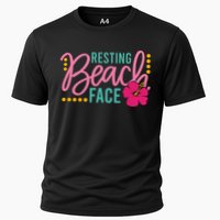 Resting Beach Face Funny Summer Performance Shirt
