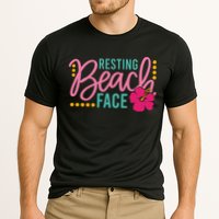 Resting Beach Face Funny Summer Performance Shirt