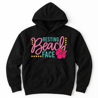 Resting Beach Face Funny Summer Hoodie