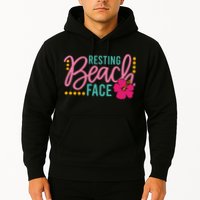 Resting Beach Face Funny Summer Hoodie