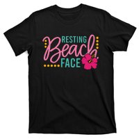 Resting Beach Face Funny Summer T-Shirt